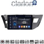 CLARION GL75126 Οθόνη OEM Multimedia Αυτοκινήτου για TOYOTA COROLLA 2013>2016 (CarPlay/AndroidAuto/BT/GPS/WIFI/GPRS)