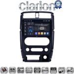 CLARION GL75186 Οθόνη OEM Multimedia Αυτοκινήτου για SUZUKI JIMNY 2007 > 2018   (CarPlay/AndroidAuto/BT/GPS/WIFI/GPRS)