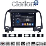 CLARION GL75239 Οθόνη OEM Multimedia Αυτοκινήτου για Hyundai SantaFe 2006 > 2013 (CarPlay/AndroidAuto/BT/GPS/WIFI/GPRS)