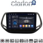 CLARION GL75253 Οθόνη OEM Multimedia Αυτοκινήτου για JEEP COMPASS 2017> (CarPlay/AndroidAuto/BT/GPS/WIFI/GPRS)