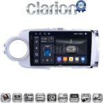 CLARION GL75254 Οθόνη OEM Multimedia Αυτοκινήτου για Toyota Yaris 2012 > 2015 (CarPlay/AndroidAuto/BT/GPS/WIFI/GPRS)