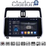 CLARION GL75400 Οθόνη OEM Multimedia Αυτοκινήτου για Toyota Land Cruiser 2019> (CarPlay/AndroidAuto/BT/GPS/WIFI/GPRS)