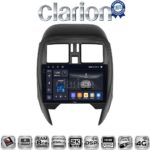 CLARION GL75460 Οθόνη OEM Multimedia Αυτοκινήτου για Nissan Micra K13 2010 > 2016 (CarPlay/AndroidAuto/BT/GPS/WIFI/GPRS)