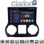 CLARION GL75745 Οθόνη OEM Multimedia Αυτοκινήτου για JEEP WRANGLER 2011>2018 (CarPlay/AndroidAuto/BT/GPS/WIFI/GPRS)