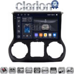 CLARION GL75745B Οθόνη OEM Multimedia Αυτοκινήτου για Jeep Wrangler 2011 > 2017 (CarPlay/AndroidAuto/BT/GPS/WIFI/GPRS)