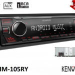Kenwood KMM-105RY USB & amp AUX Input.