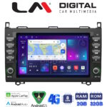 LM Digital - LM E8068 GPS Οθόνη OEM Multimedia Αυτοκινήτου για MERCEDESA (W169) 2004>2012B (W245) 2005>2012SPRINTER-VITO-VIANO 2004>2019 (CarPlay/AndroidAuto/BT/GPS/WIFI/GPRS)