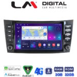 LM Digital - LM E8090 GPS Οθόνη OEM Multimedia Αυτοκινήτου για MERCEDES E (W211) - CLS 2003 > 2010 (CarPlay/AndroidAuto/BT/GPS/WIFI/GPRS)