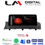 LM Digital - LM JFK115 NBT Οθόνη OEM Multimedia Αυτοκινήτου για BMW X3-X4 2014 > 2017 (CarPlay/AndroidAuto/BT/GPS/WIFI/GPRS)