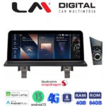LM Digital - LM JFK170 M12 Οθόνη OEM Multimedia Αυτοκινήτου για BMW σειρά 1 (E81/E82/E87/E88) 2004-2011 (CarPlay/AndroidAuto/BT/GPS/WIFI/GPRS)