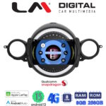 LM Digital - LM JFK834 CIC Οθόνη OEM Multimedia Αυτοκινήτου για ΜΙΝΙ (R58/R59) 2007> 2013 με εργοστασιακό σύστημα CIC (CarPlay/AndroidAuto/BT/GPS/WIFI/GPRS)