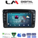 LM Digital - LM Q8171 GPS Οθόνη OEM Multimedia Αυτοκινήτου για MERCEDES C (W203) - CLK (W208) 1999 > 2003 (CarPlay/AndroidAuto/BT/GPS/WIFI/GPRS)