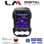 LM Digital - LM TN4245 GPS Οθόνη OEM Multimedia τυπου Tesla 9,7inch Ford Ranger 2012 > 2015 (CarPlay/AndroidAuto/BT/GPS/WIFI/GPRS)