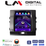 LM Digital - LM TN4384 GPS Οθόνη OEM Multimedia τυπου Tesla 9,7inch LAND CRUISER 2002 > 2009 (CarPlay/AndroidAuto/BT/GPS/WIFI/GPRS)