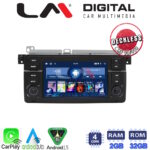 LM Digital - LM V4052 GPS Οθόνη OEM Multimedia Αυτοκινήτου για BMW σειρά 3 E46 1998 > 2006 (CarPlay/AndroidAuto/BT/GPS/WIFI/GPRS)