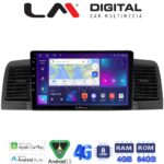 LM Digital - LM ZC8010B GPS Οθόνη OEM Multimedia Αυτοκινήτου για Toyota Corolla 2000-2007 (CarPlay/AndroidAuto/BT/GPS/WIFI/GPRS)