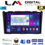 LM Digital - LM ZD8009 GPS Οθόνη OEM Multimedia Αυτοκινήτου για HONDA CRV 2005>2012 (CarPlay/AndroidAuto/BT/GPS/WIFI/GPRS)