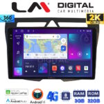 LM Digital - LM ZD8011B GPS Οθόνη OEM Multimedia Αυτοκινήτου για Kia Picanto 2008 > 2011 (CarPlay/AndroidAuto/BT/GPS/WIFI/GPRS)
