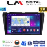 LM Digital - LM ZD8034 GPS Οθόνη OEM Multimedia Αυτοκινήτου για MAZDA 3  2009>2014 (CarPlay/AndroidAuto/BT/GPS/WIFI/GPRS)