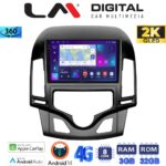 LM Digital - LM ZD8043CL GPS Οθόνη OEM Multimedia Αυτοκινήτου για HYUNDAI i30 2007-2012  (CarPlay/AndroidAuto/BT/GPS/WIFI/GPRS)