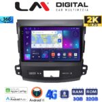 LM Digital - LM ZD8056 GPS Οθόνη OEM Multimedia Αυτοκινήτου για OUTLANDER, C CROSSER,4007 2006>2012 (CarPlay/AndroidAuto/BT/GPS/WIFI/GPRS)