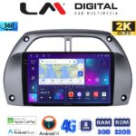 LM Digital - LM ZD8071 GPS Οθόνη OEM Multimedia Αυτοκινήτου για Toyota Rav 4 2001 > 2006 (CarPlay/AndroidAuto/BT/GPS/WIFI/GPRS)