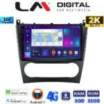LM Digital - LM ZD8093 GPS Οθόνη OEM Multimedia Αυτοκινήτου για MERCEDES C class (W203) – CLC  2004>2008 (CarPlay/AndroidAuto/BT/GPS/WIFI/GPRS)