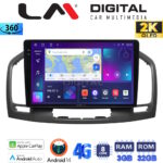 LM Digital - LM ZD8114 GPS Οθόνη OEM Multimedia Αυτοκινήτου για OPEL INSIGNIA 2007-2013 (CarPlay/AndroidAuto/BT/GPS/WIFI/GPRS)