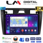 LM Digital - LM ZD8140B GPS Οθόνη OEM Multimedia Αυτοκινήτου για Ford Fiesta 2006 -> 2008 (CarPlay/AndroidAuto/BT/GPS/WIFI/GPRS)