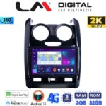 LM Digital - LM ZD8158 GPS Οθόνη OEM Multimedia Αυτοκινήτου για DACIA DUSTER 2013>2019 (CarPlay/AndroidAuto/BT/GPS/WIFI/GPRS)