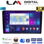 LM Digital - LM ZD8202 GPS Οθόνη OEM Multimedia Αυτοκινήτου για Jeep 2007> (CarPlay/AndroidAuto/BT/GPS/WIFI/GPRS)