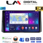 LM Digital - LM ZD8204 GPS Οθόνη OEM Multimedia Αυτοκινήτου για Toyota Corolla 2019> (CarPlay/AndroidAuto/BT/GPS/WIFI/GPRS)