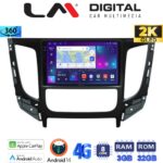 LM Digital - LM ZD8230 GPS Οθόνη OEM Multimedia Αυτοκινήτου για Mitsubishi L200 2014 >Μόνο για αυτοκίνητα με Κλιματισμό (CarPlay/AndroidAuto/BT/GPS/WIFI/GPRS)