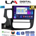LM Digital - LM ZD8231 GPS Οθόνη OEM Multimedia Αυτοκινήτου για MITSUBISHI OUTLANDER  2013> (CarPlay/AndroidAuto/BT/GPS/WIFI/GPRS)