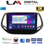 LM Digital - LM ZD8253 GPS Οθόνη OEM Multimedia Αυτοκινήτου για JEEP COMPASS 2017> (CarPlay/AndroidAuto/BT/GPS/WIFI/GPRS)