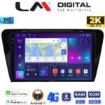LM Digital - LM ZD8279 GPS Οθόνη OEM Multimedia Αυτοκινήτου για SKODA OCTAVIA 7 2013> 2020 (CarPlay/AndroidAuto/BT/GPS/WIFI/GPRS)