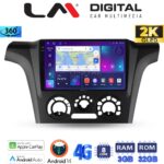 LM Digital - LM ZD8302 GPS Οθόνη OEM Multimedia Αυτοκινήτου για MITSUBISHI OUTLANDER 2001 > 2006 (CarPlay/AndroidAuto/BT/GPS/WIFI/GPRS)