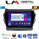 LM Digital - LM ZD8309 GPS Οθόνη OEM Multimedia Αυτοκινήτου για HY SANTA FE 2013 > 2017HY IX45 (BT/GPS/WIFI/GPRS)