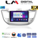 LM Digital - LM ZD8361 GPS Οθόνη OEM Multimedia Αυτοκινήτου για Hyundai Tucson 2015 < 2019 (CarPlay/AndroidAuto/BT/GPS/WIFI/GPRS)