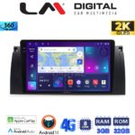 LM Digital - LM ZD8395 GPS Οθόνη OEM Multimedia Αυτοκινήτου για BMW S5-S7-X5 (E38-E39-E59) 1998 2003 (CarPlay/AndroidAuto/BT/GPS/WIFI/GPRS)