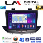 LM Digital - LM ZD8664 GPS Οθόνη OEM Multimedia Αυτοκινήτου για Opel Crossland-Grandland 2017 > (CarPlay/AndroidAuto/BT/GPS/WIFI/GPRS)