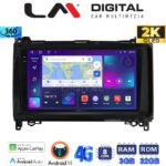 LM Digital - LM ZD8668 GPS Οθόνη OEM Multimedia Αυτοκινήτου για MERCEDES A(W169),B(W245) - SPRINTER - VITO   (CarPlay/AndroidAuto/BT/GPS/WIFI/GPRS)