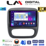 LM Digital - LM ZD8706 GPS Οθόνη OEM Multimedia Αυτοκινήτου για Opel Vivaro 2014 > 2020Renault Traffic 2014 > 2020Nissan NV300 2014 > 2020Fiat Talento 2014 > 2020Δείτε τί φίσα έχει το αυτοκίνητο πριν την αγορά της οθόνης. (CarPlay/AndroidA