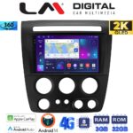 LM Digital - LM ZD8721 GPS Οθόνη OEM Multimedia Αυτοκινήτου για Hummer H3 2006 > 2011 (CarPlay/AndroidAuto/BT/GPS/WIFI/GPRS)