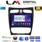 LM Digital - LM ZD8812 GPS Οθόνη OEM Multimedia Αυτοκινήτου για Mercedes CLK (W209) 2000 > 2004 (CarPlay/AndroidAuto/BT/GPS/WIFI/GPRS)
