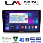 LM Digital - LM ZE8019 GPS Οθόνη OEM Multimedia Αυτοκινήτου για Opel AstraH, CorsaD, Suzuki Ignis (CarPlay/AndroidAuto/BT/GPS/WIFI/GPRS)