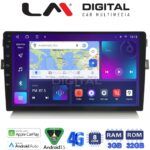 LM Digital - LM ZE8028B GPS Οθόνη OEM Multimedia Αυτοκινήτου για Toyota Auris 2007 > 2012 (CarPlay/AndroidAuto/BT/GPS/WIFI/GPRS)