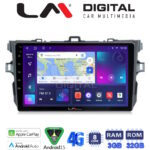 LM Digital - LM ZE8063 GPS Οθόνη OEM Multimedia Αυτοκινήτου για TOYOTA COROLLA 2006>2012  (CarPlay/AndroidAuto/BT/GPS/WIFI/GPRS)