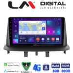 LM Digital - LM ZE8145 GPS Οθόνη OEM Multimedia Αυτοκινήτου για RENAULT MEGANE3 (CarPlay/AndroidAuto/BT/GPS/WIFI/GPRS)