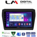 LM Digital - LM ZE8180 GPS Οθόνη OEM Multimedia Αυτοκινήτου για SUZUKI SWIFT 2016> (CarPlay/AndroidAuto/BT/GPS/WIFI/GPRS)